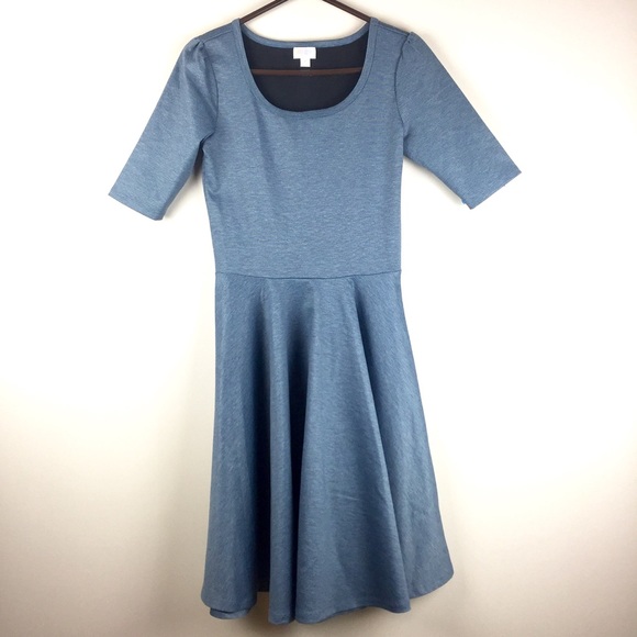 LuLaRoe Dresses & Skirts - LulaRoe Like New Nicole Polyester Dress